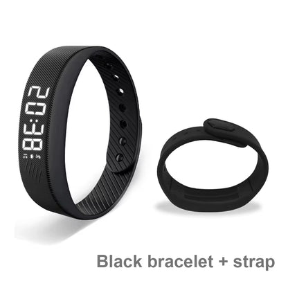 Smart Bracelet LED Digital Waterproof Smart Clock Smartband with Running Pedometer Monitor Smart Band Vibration Alarm Reminder