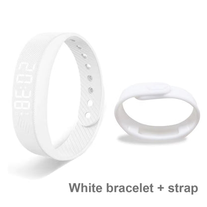Smart Bracelet LED Digital Waterproof Smart Clock Smartband with Running Pedometer Monitor Smart Band Vibration Alarm Reminder